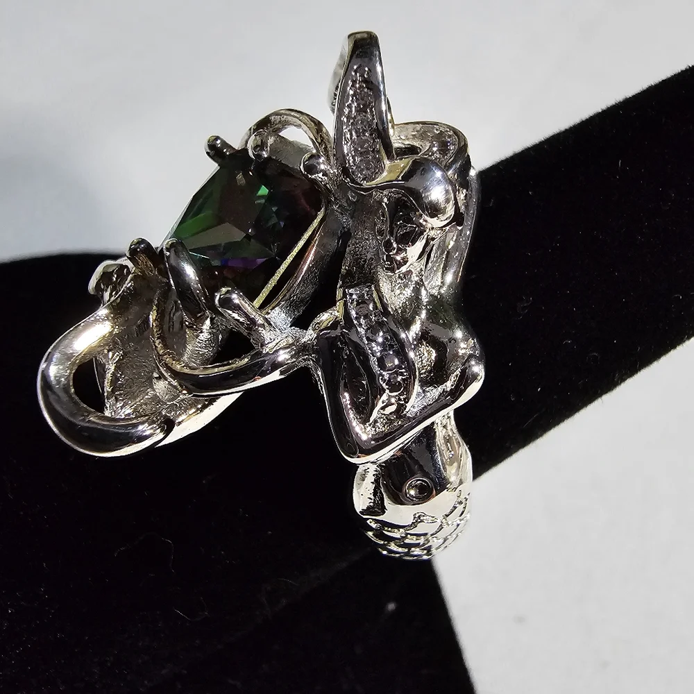 Sterling Siver Mermaid 🧜‍♀️ Ring - Picture 6 of 17